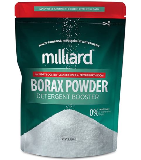 how to get bike grease out of clothes: Borax powder