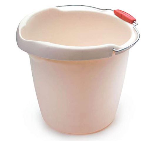 How to Get Grass Stains Out of Shoes: Rubbermaid Roughneck Heavy-Duty Utility Bucket