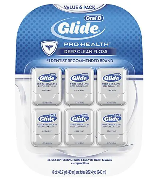 types of teeth cleaning: Glide Oral-B Pro-Health Deep Clean Floss