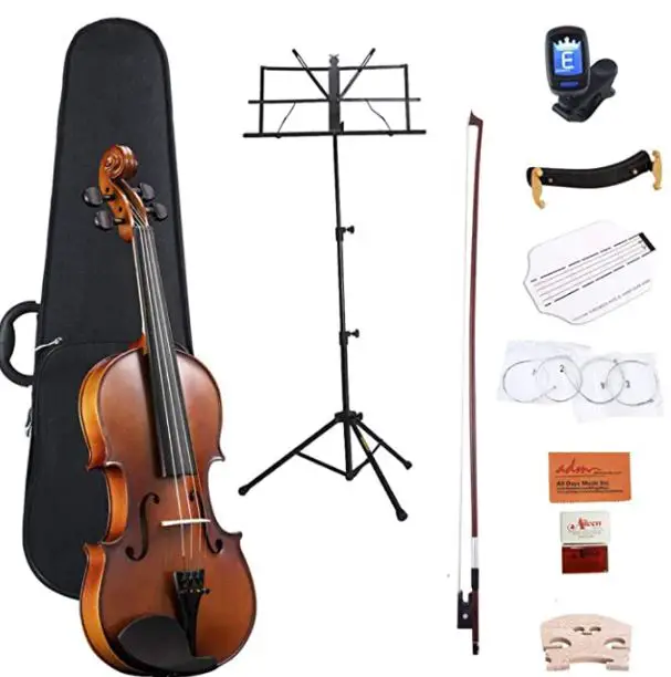 types of violins: Acoustic Violin Set Solid Wood